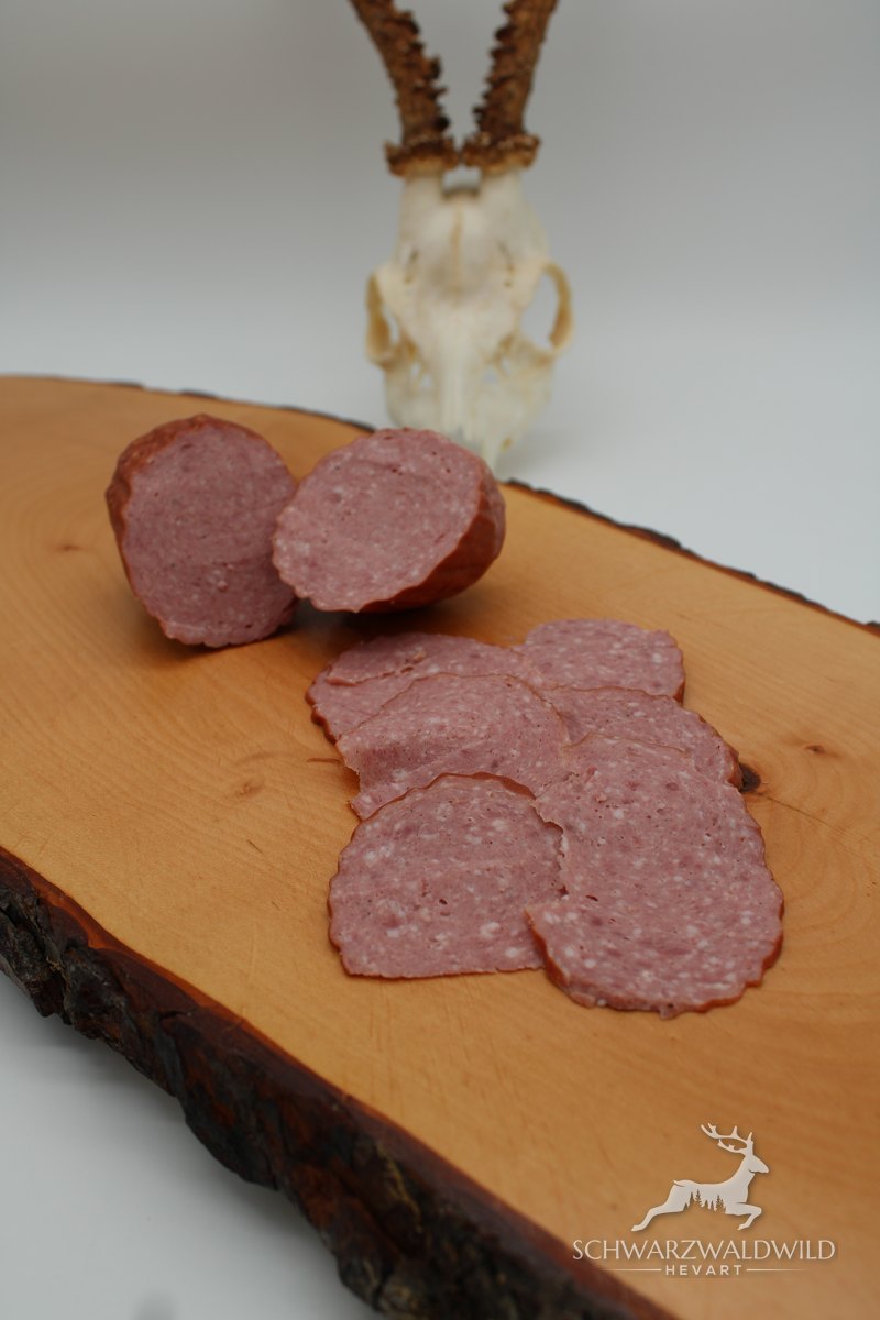Geräucherte Wildschinkenwurst