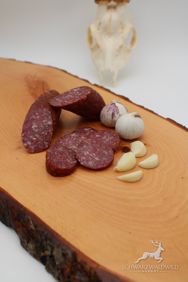 Wildschweinsalami – Knoblauch